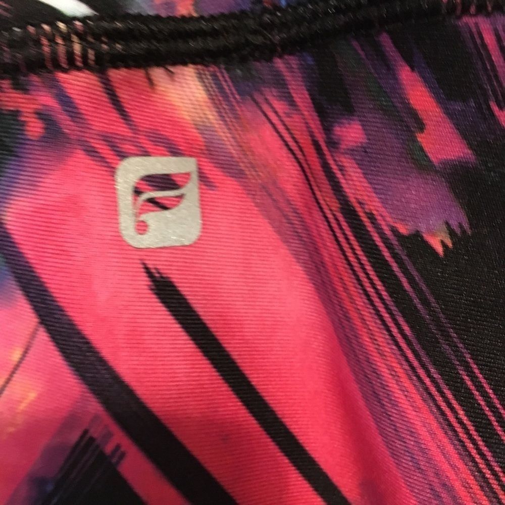 Fabletics Multicolor Pattern Cropped Leggings - image 4